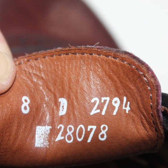 ALLEN EDMONDS Townley Dress Perf Cap Toe Shoes 8D - Picture 8 of 9